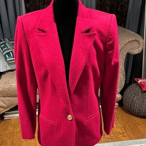 Leslie Fay Women's Vibrant Blazer with Gold Accent